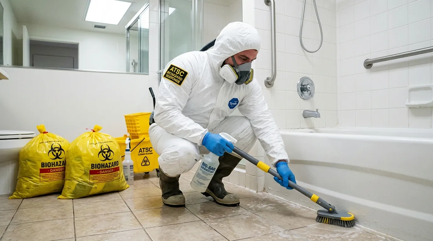 Decontamination equipment deployed for Blood Cleanup in Hampden